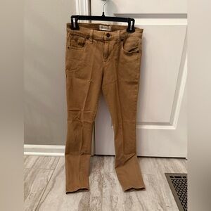 Madewell Women's Straight Leg Tan Jeans